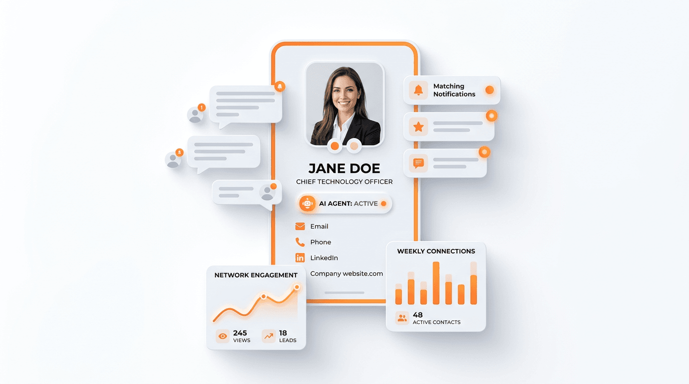 AI Business Card, Agent's Commerce Platform